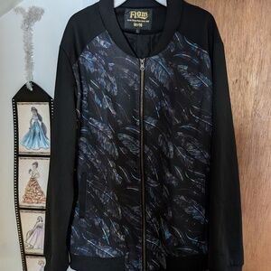 FLOW JAPAN COUNT DOWN LIVE 2016-2017 TOUR JACKET FEATHERS SIZE LARGE